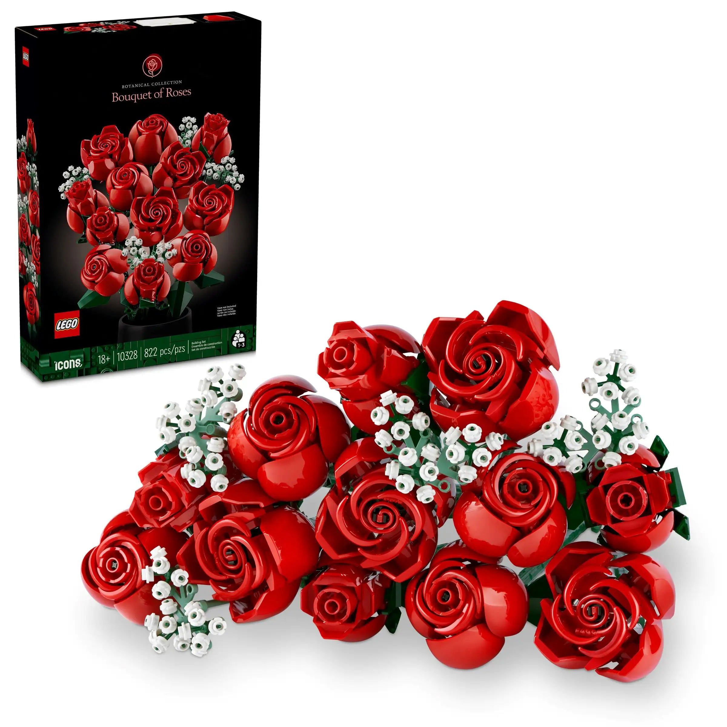 LEGO Icons: The Botanical Collection 10328 Bouquet of Roses