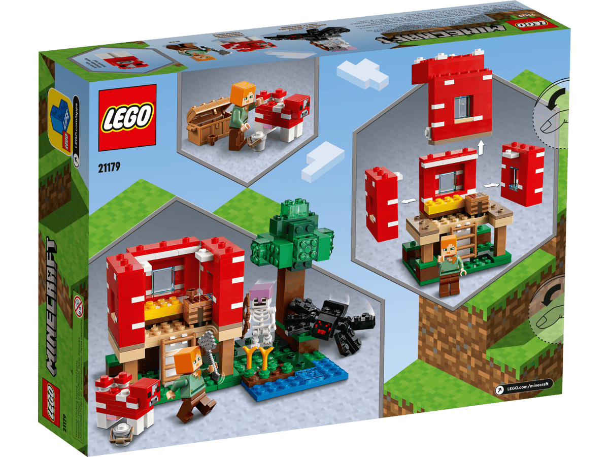 LEGO Minecraft 21179 The Mushroom House