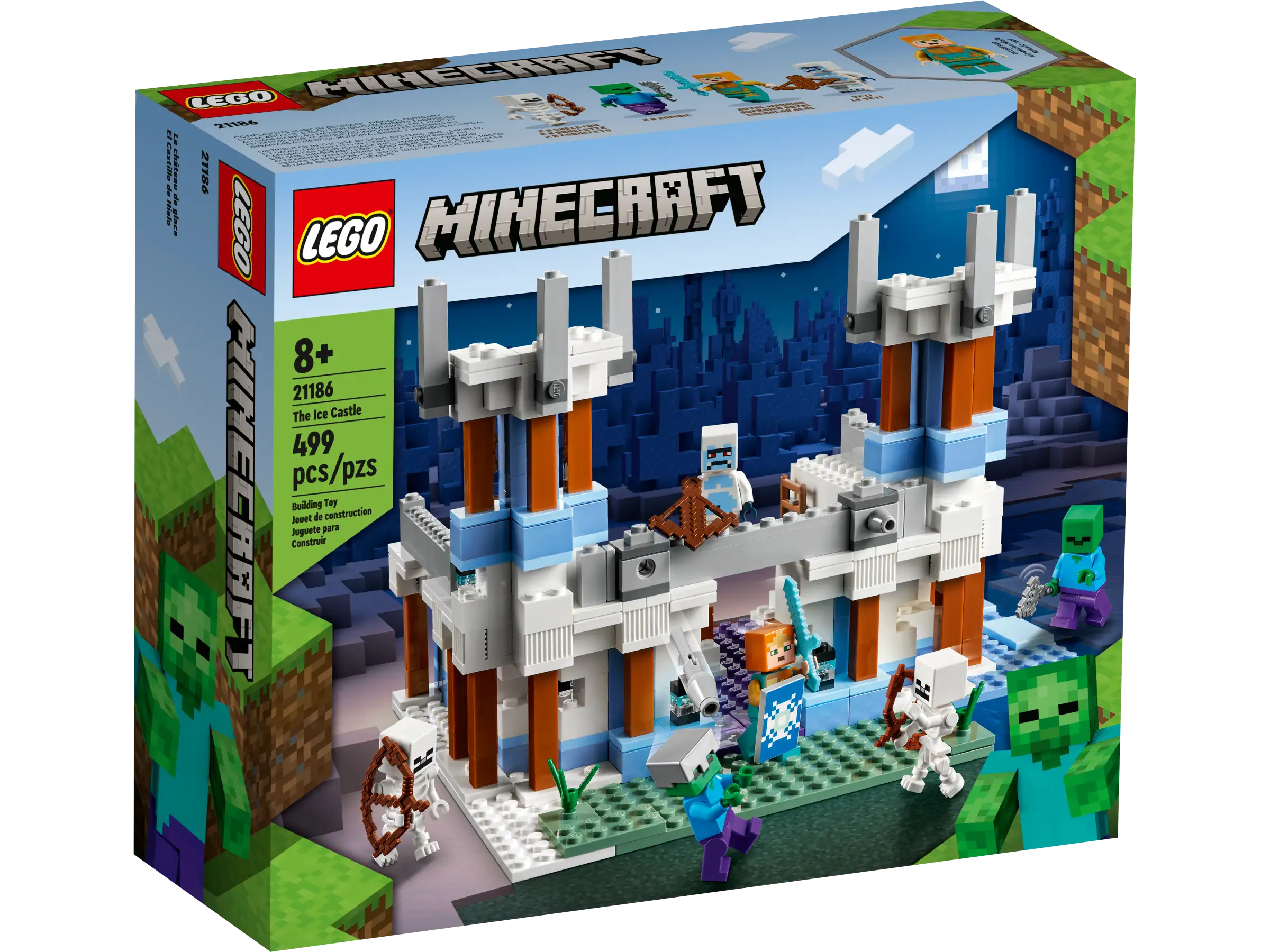 LEGO Minecraft 21186 The Ice Castle
