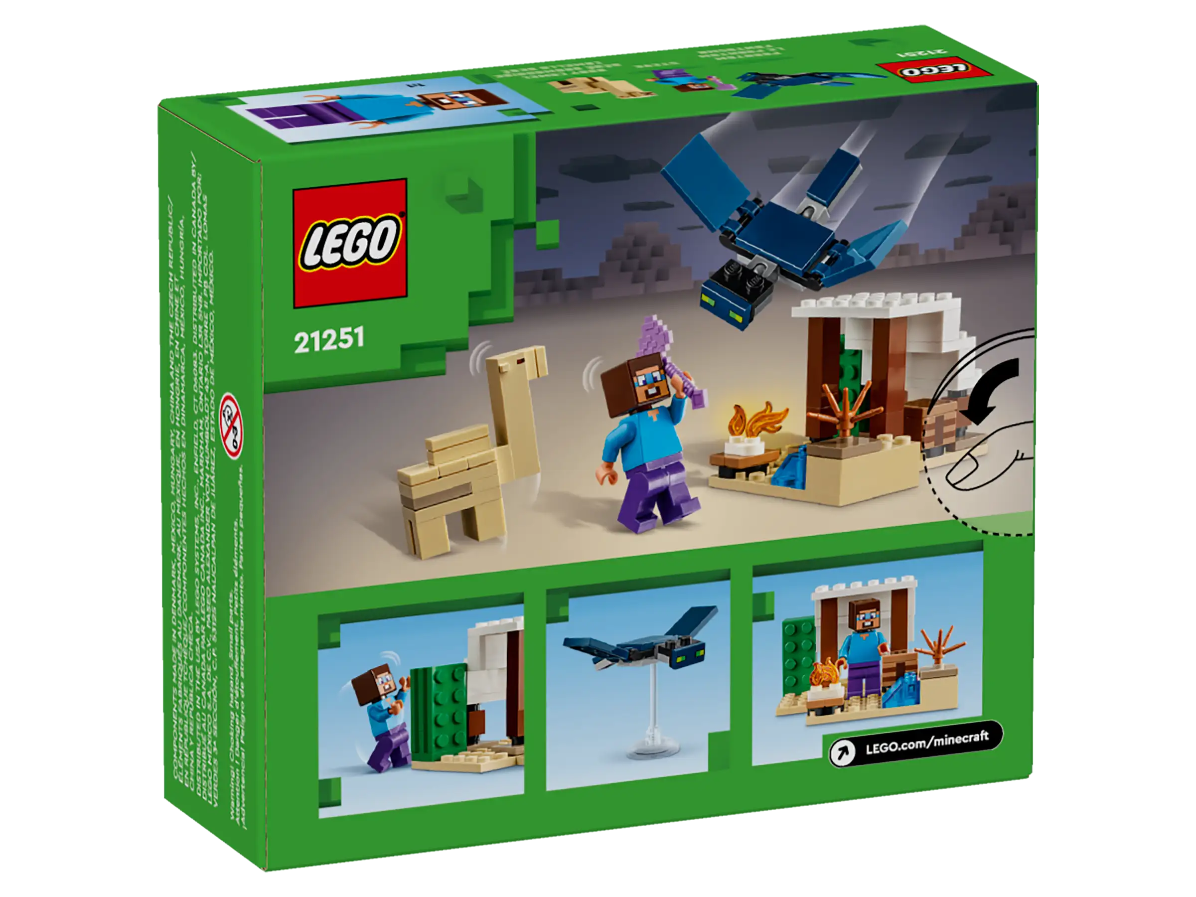 LEGO Minecraft 21251 Steve's Desert Expedition