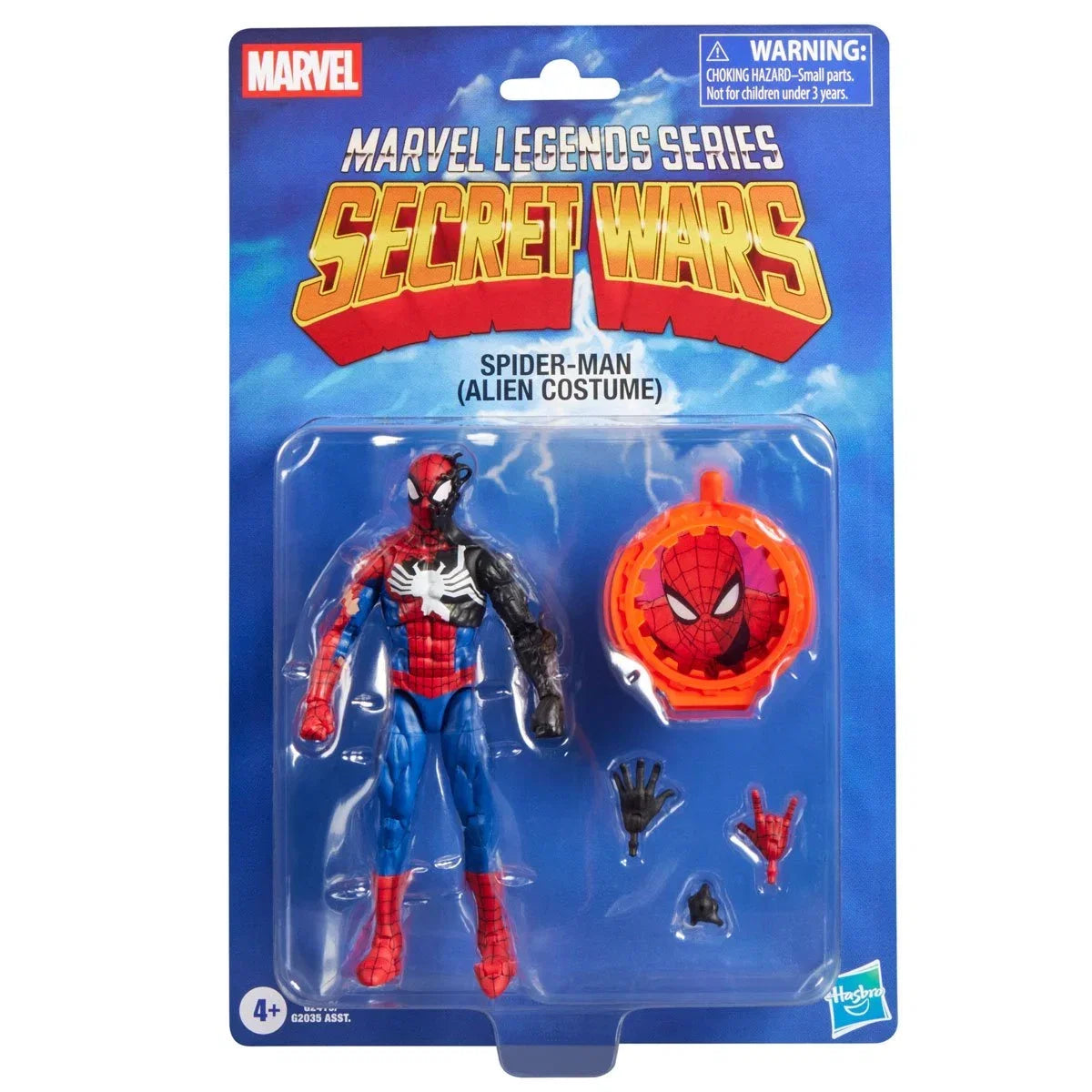 Secret Wars Marvel Legends Series Spider-Man (Alien Costume) 6-Inch Action Figure