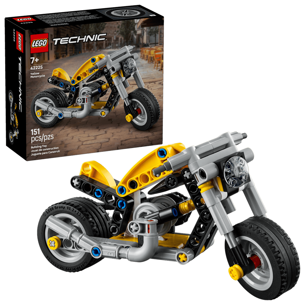 LEGO Technic 42225 Yellow Motorcycle