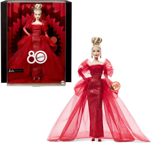 Barbie Signature Mattel 80th Anniversary Doll Blonde