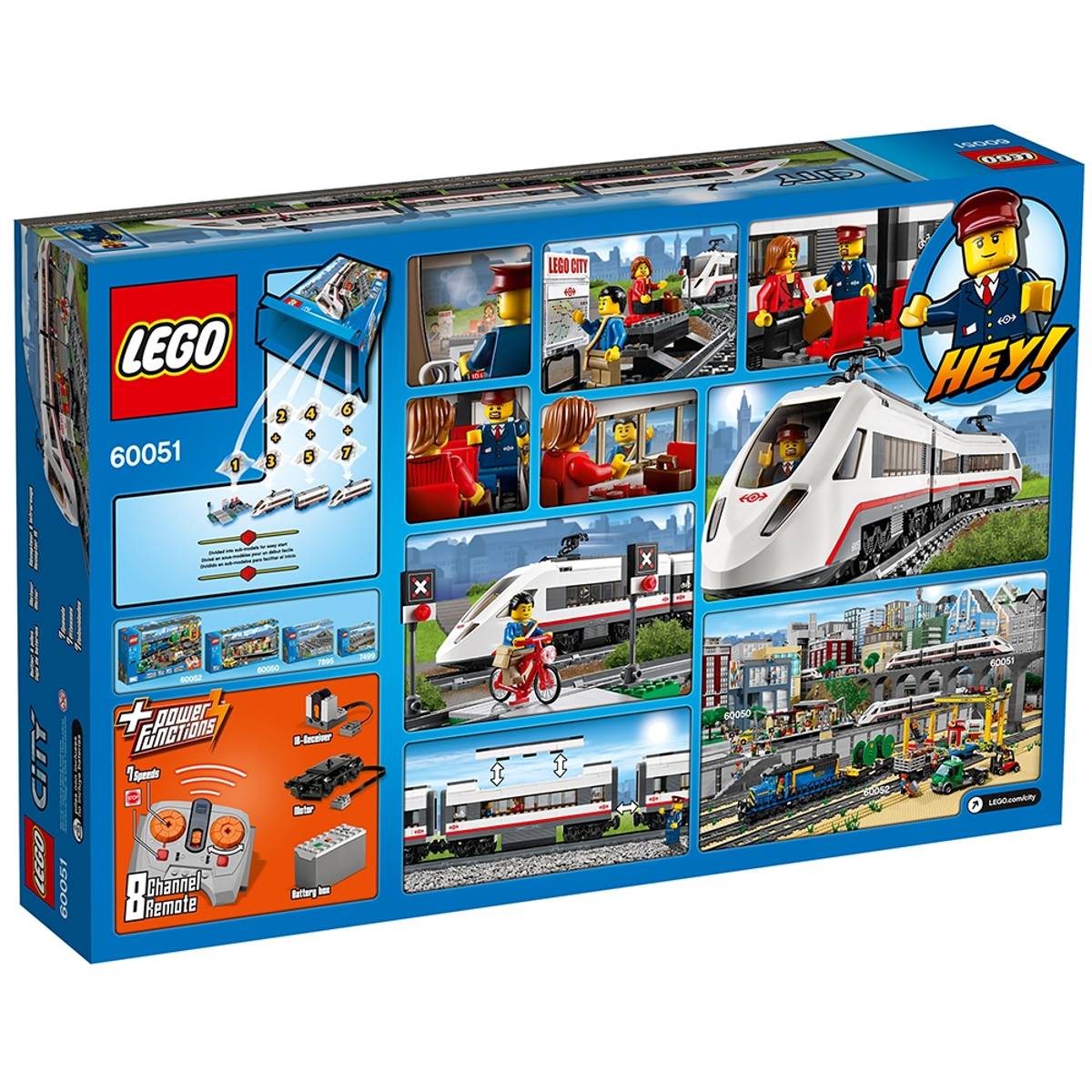 LEGO City 60051 High-Speed Passenger Train