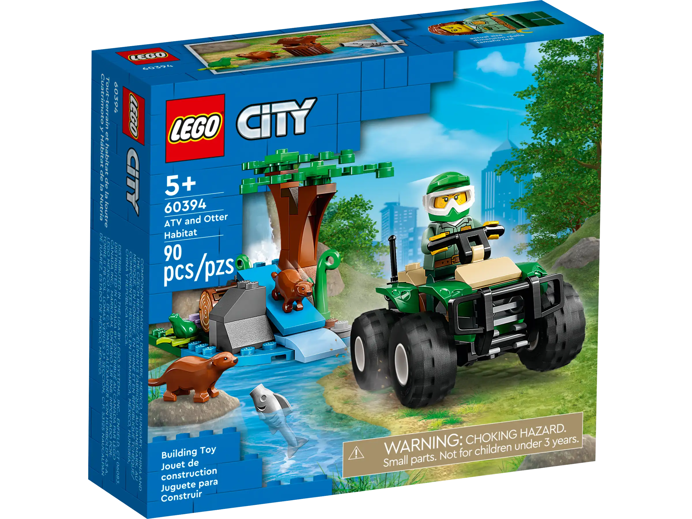 LEGO City 60394 ATV and Otter Habitat
