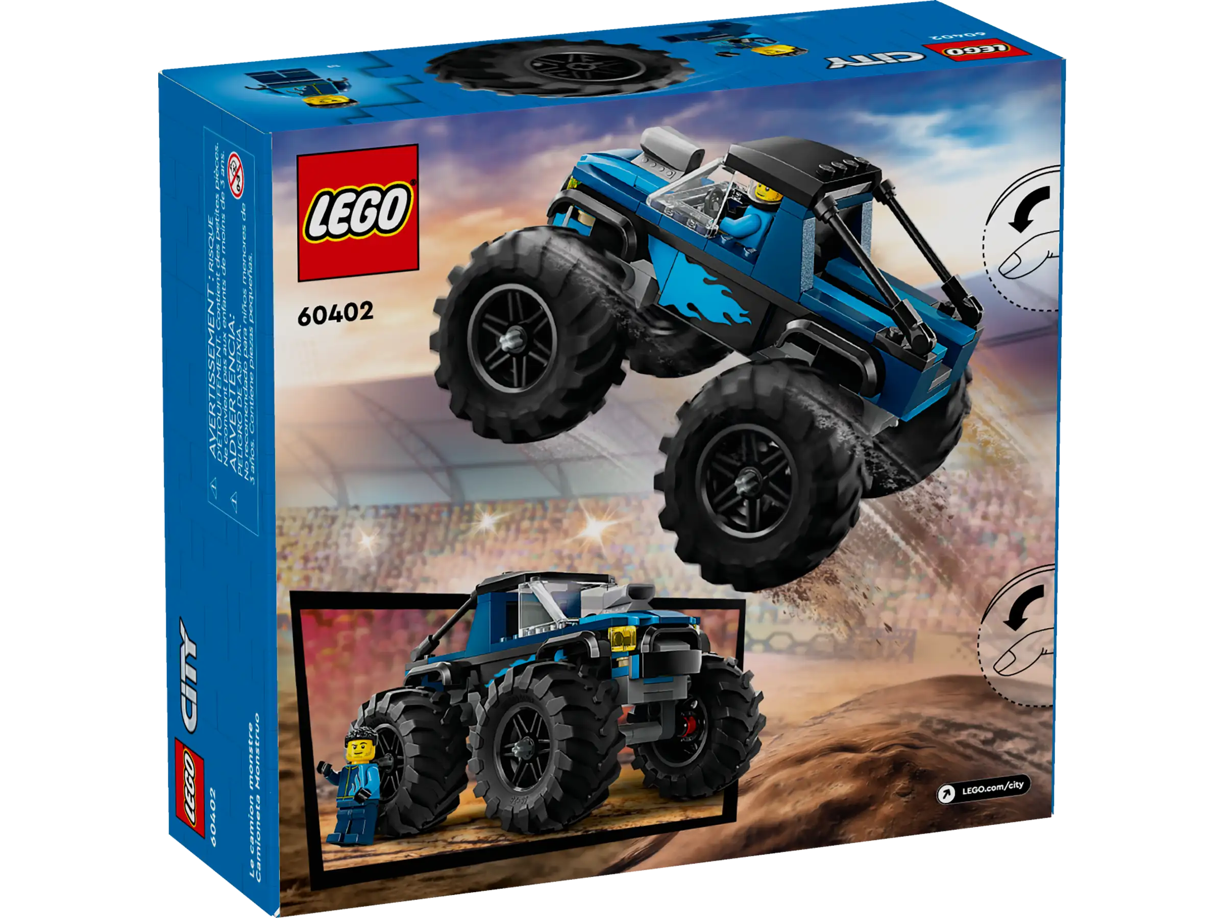 LEGO City 60402 Blue Monster Truck