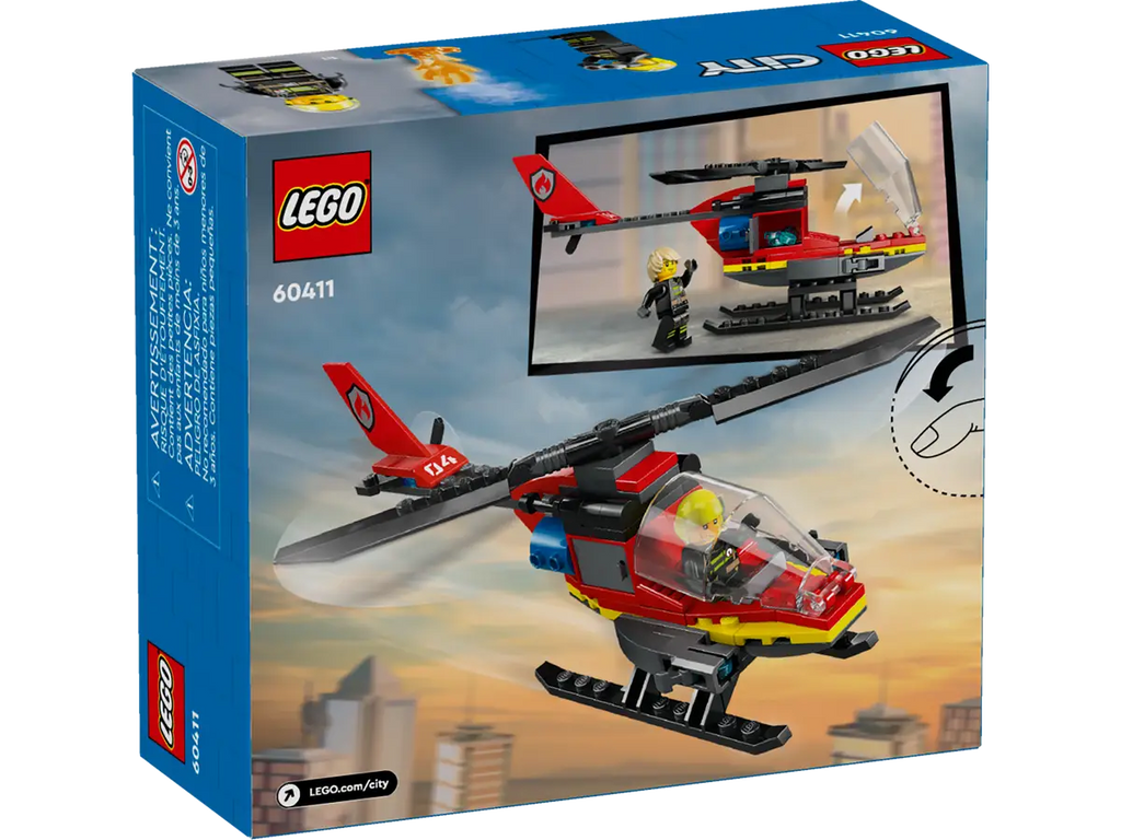 LEGO City 60411 Fire Rescue Helicopter