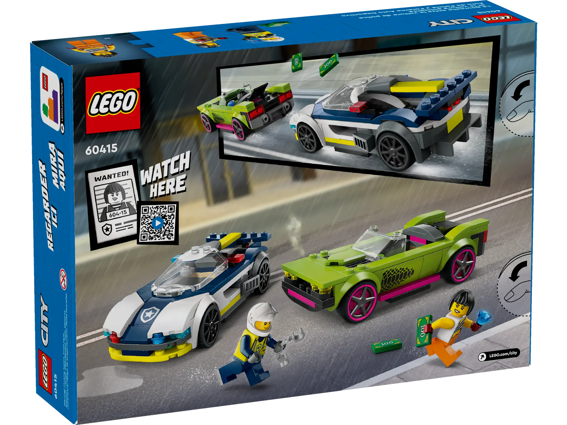 LEGO City 60415 Police Car and Muscle Car Chase