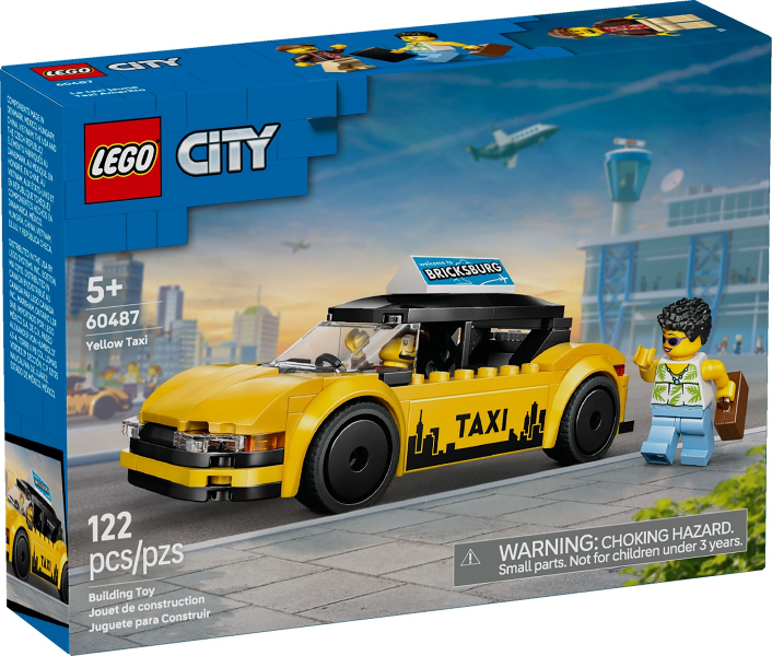 LEGO City 60487 Yellow Taxi
