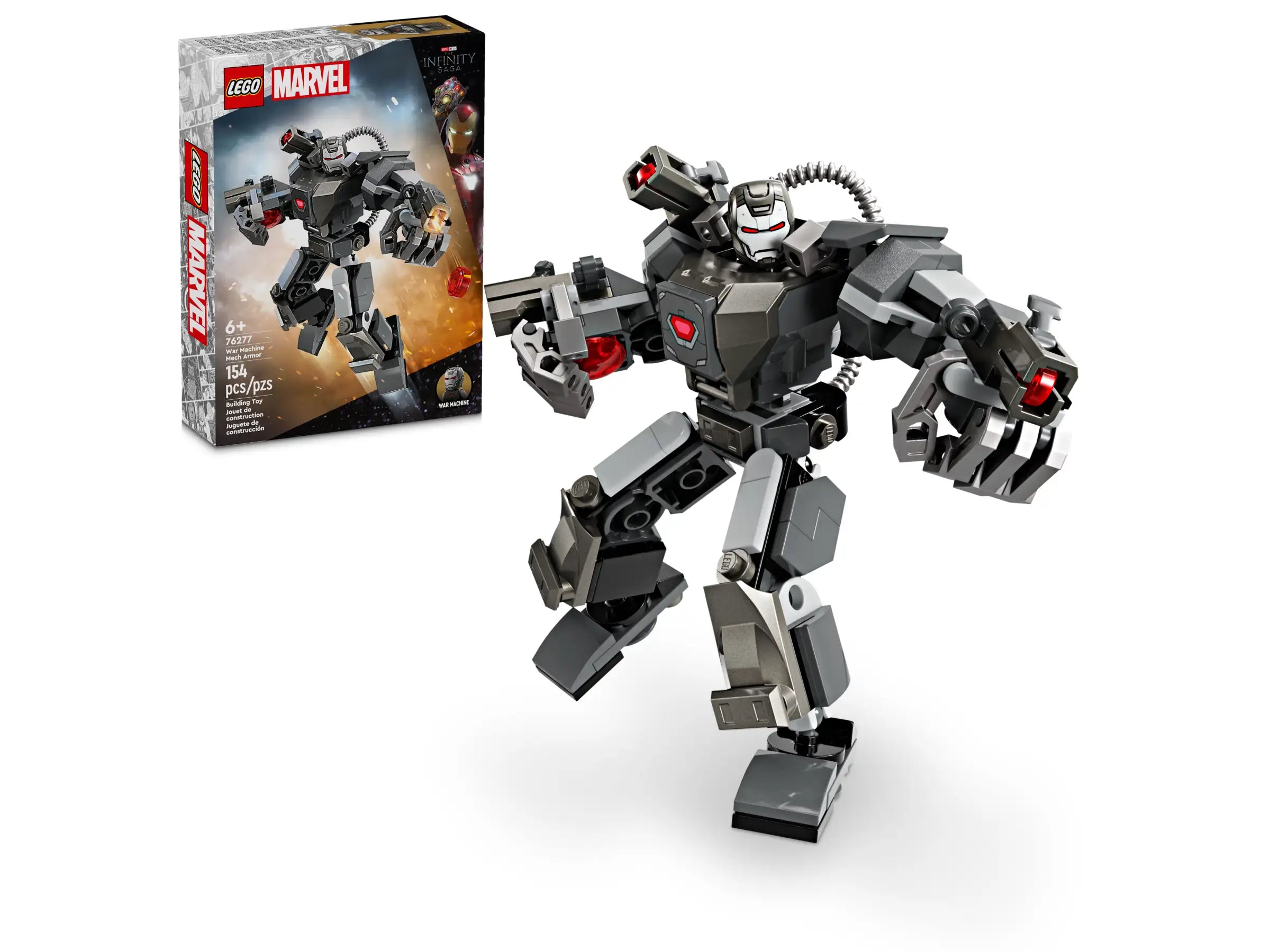 LEGO Marvel 76277 War Machine Mech Armor