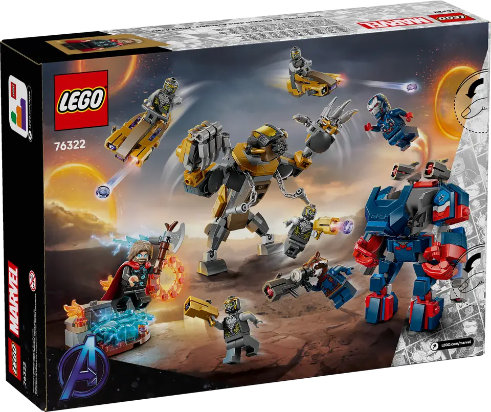 LEGO Marvel 76322 Avengers: Endgame Thor vs. Chitauri