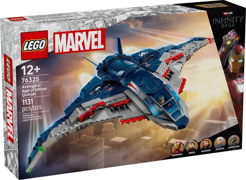 LEGO Marvel 76325 Avengers: Age of Ultron Quinjet