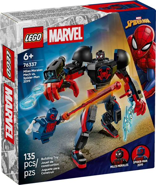 LEGO Marvel 76337 Miles Morales vs. Spider-Man 2099