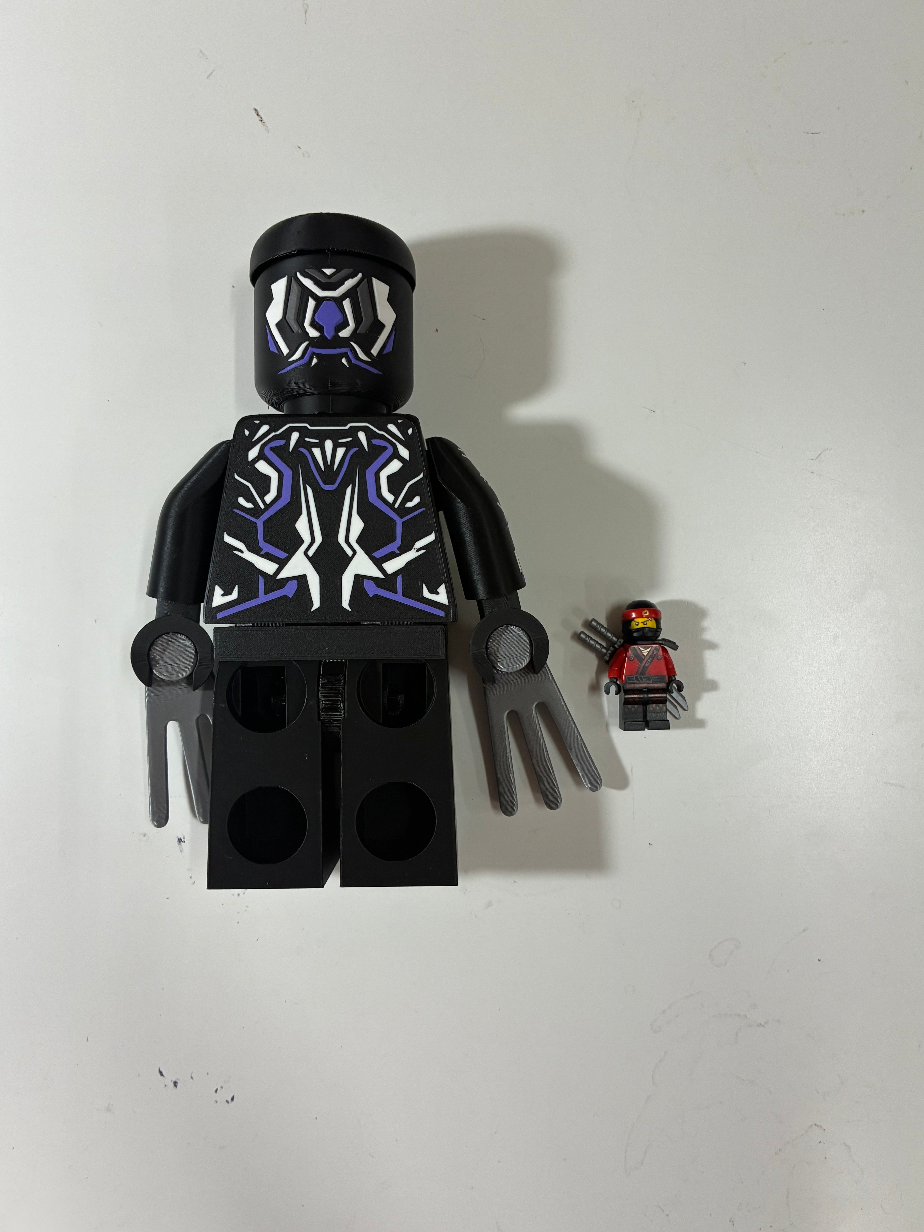 Panther Hero - Custom 3D Printed Megafig