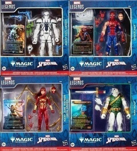 Complete Marvel Legends Magic: The Gathering Collection - All 4 Figures Bundle!
