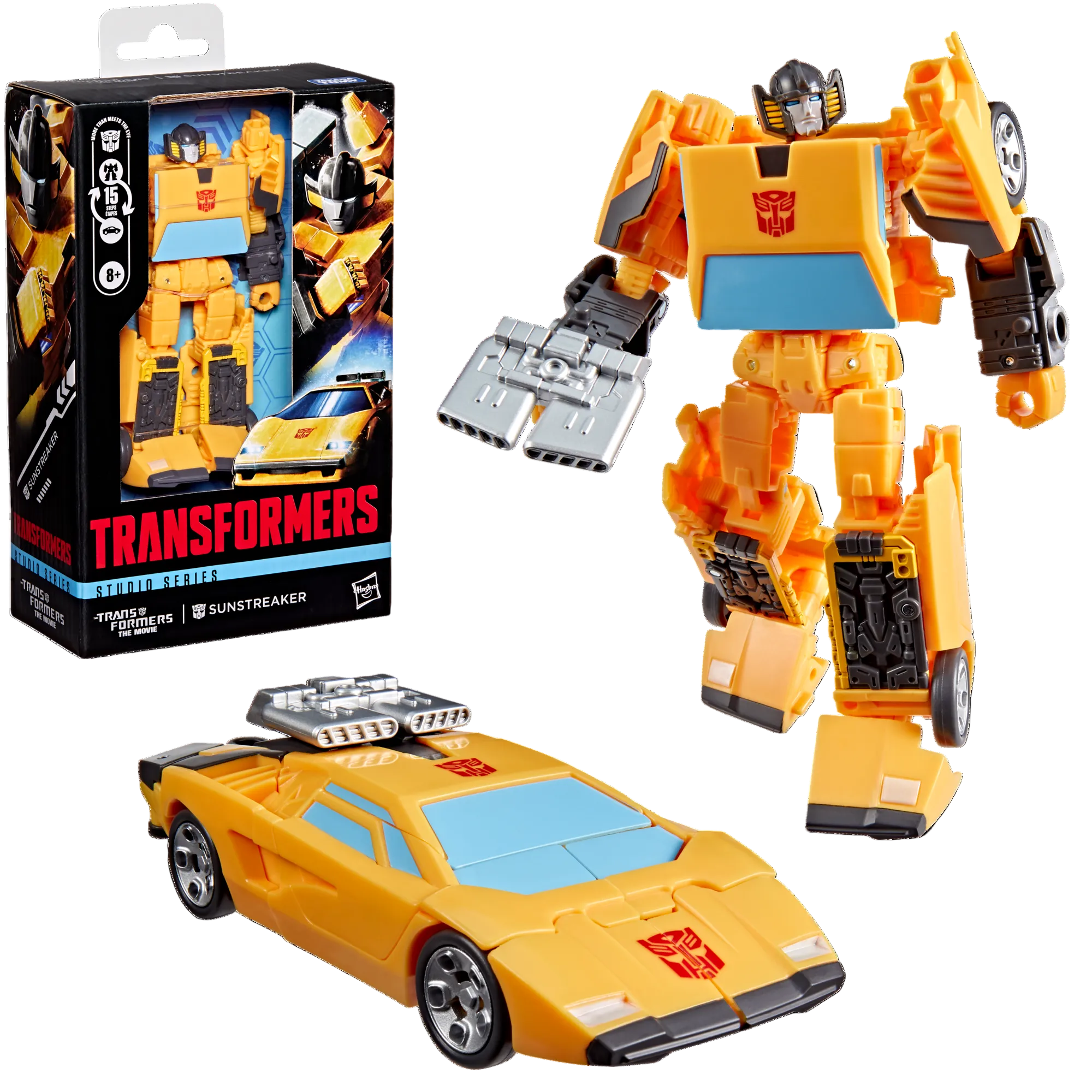 Transformers Studio Series The Transformers: The Movie Deluxe Class Sunstreaker