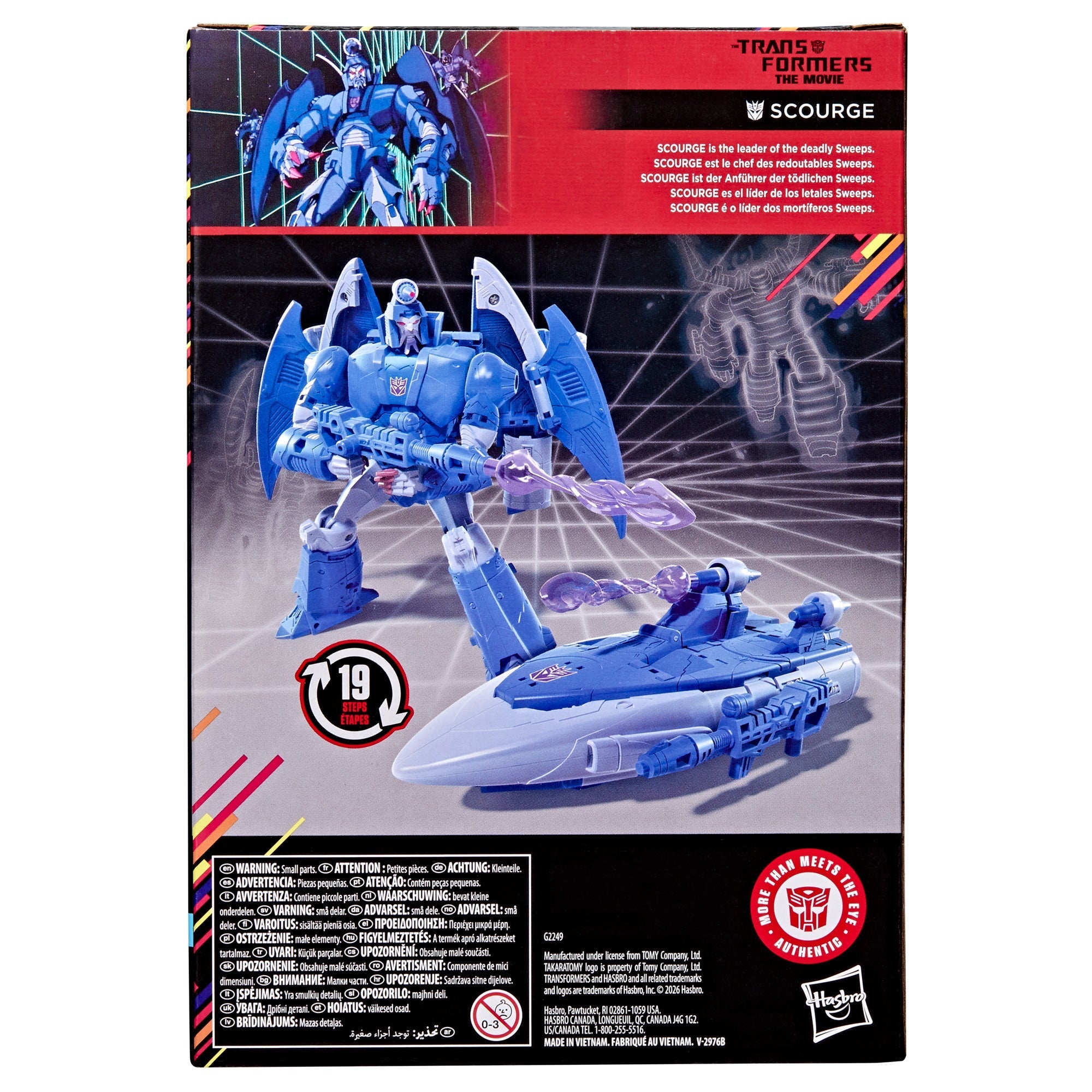 Transformers Studio Series MTMTE Collection The Transformers: The Movie Voyager Class Scourge