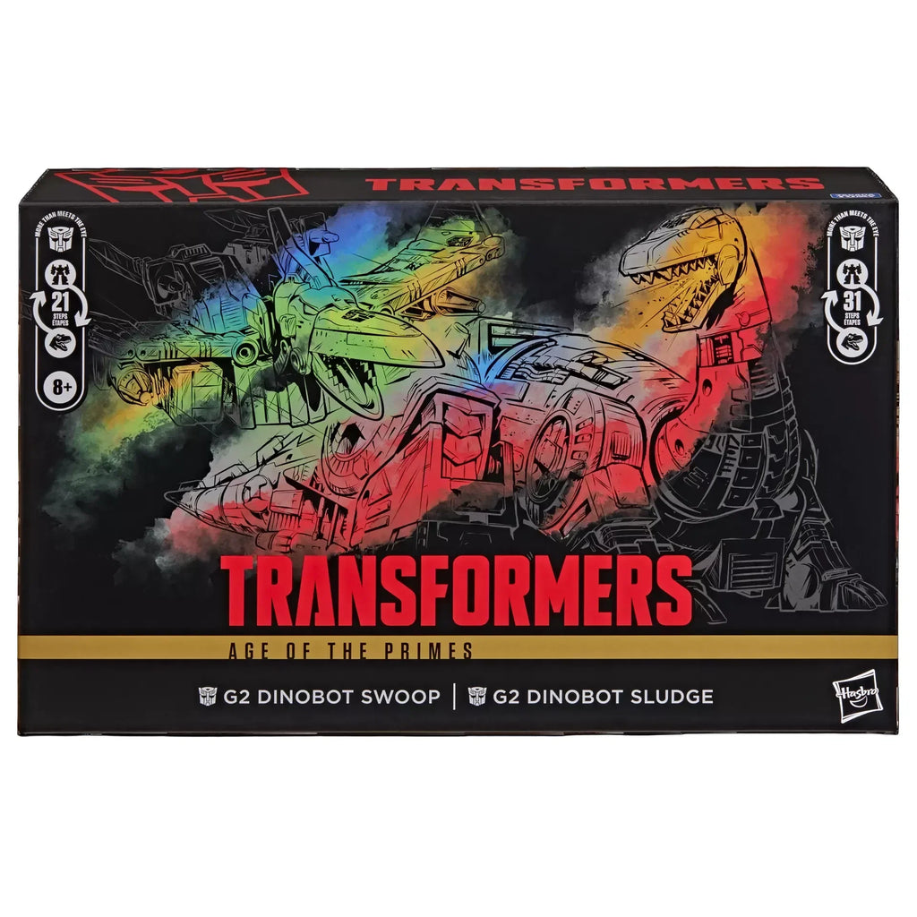 Transformers Age of the Primes G2 Dinobot Swoop and Sludge