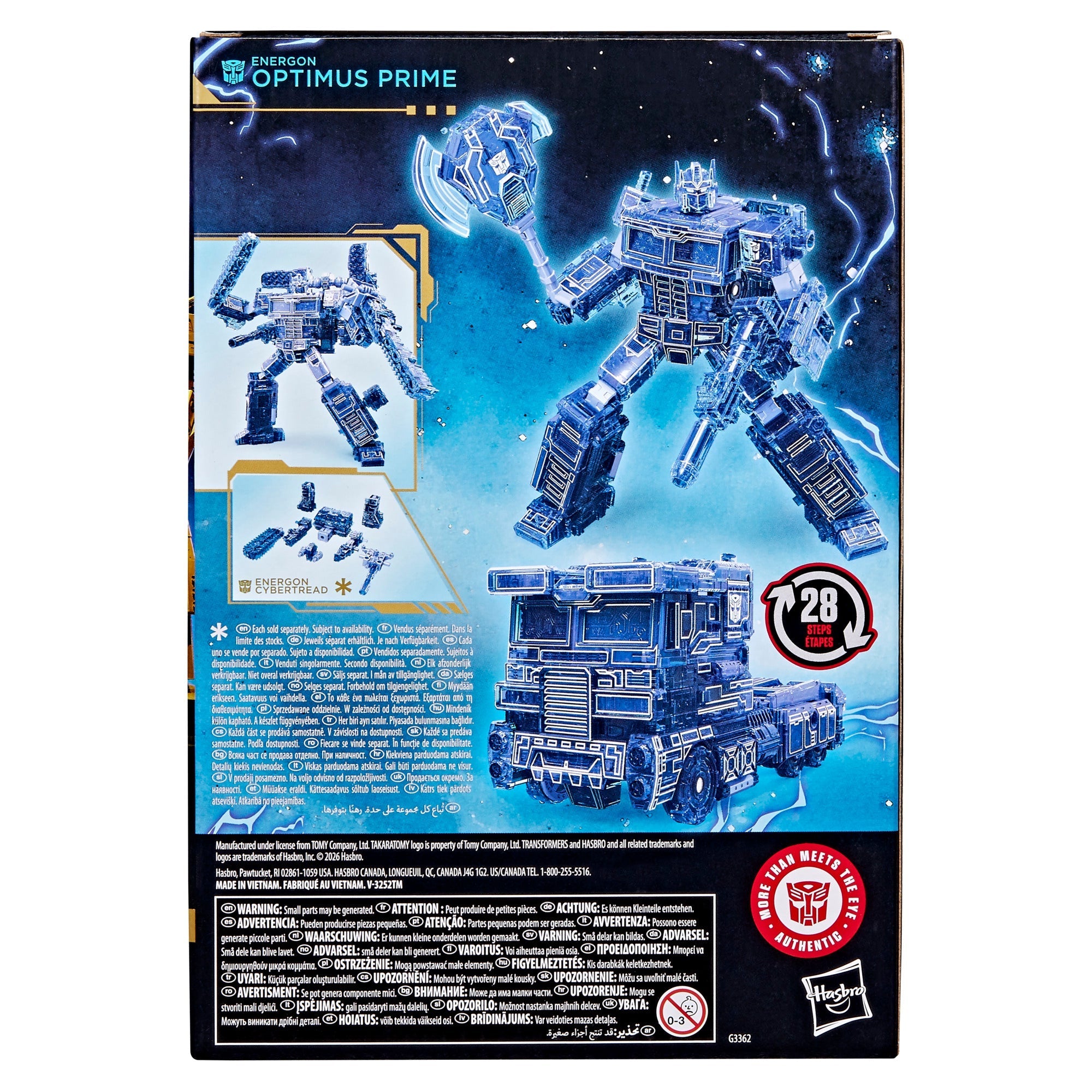 Transformers Age of the Primes Energon Optimus Prime Voyager Class Action Figure