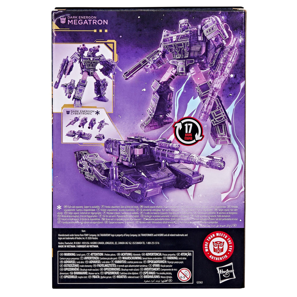 Transformers Age of the Primes Dark Energon Megatron Voyager Class Action Figure