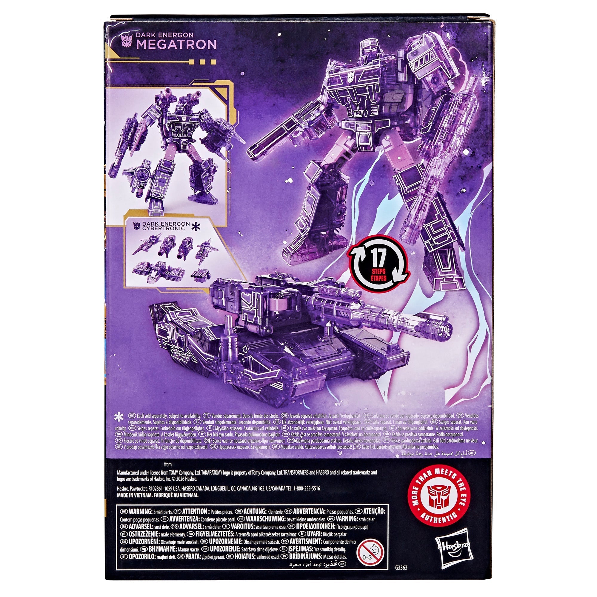 Transformers Age of the Primes Dark Energon Megatron Voyager Class Action Figure