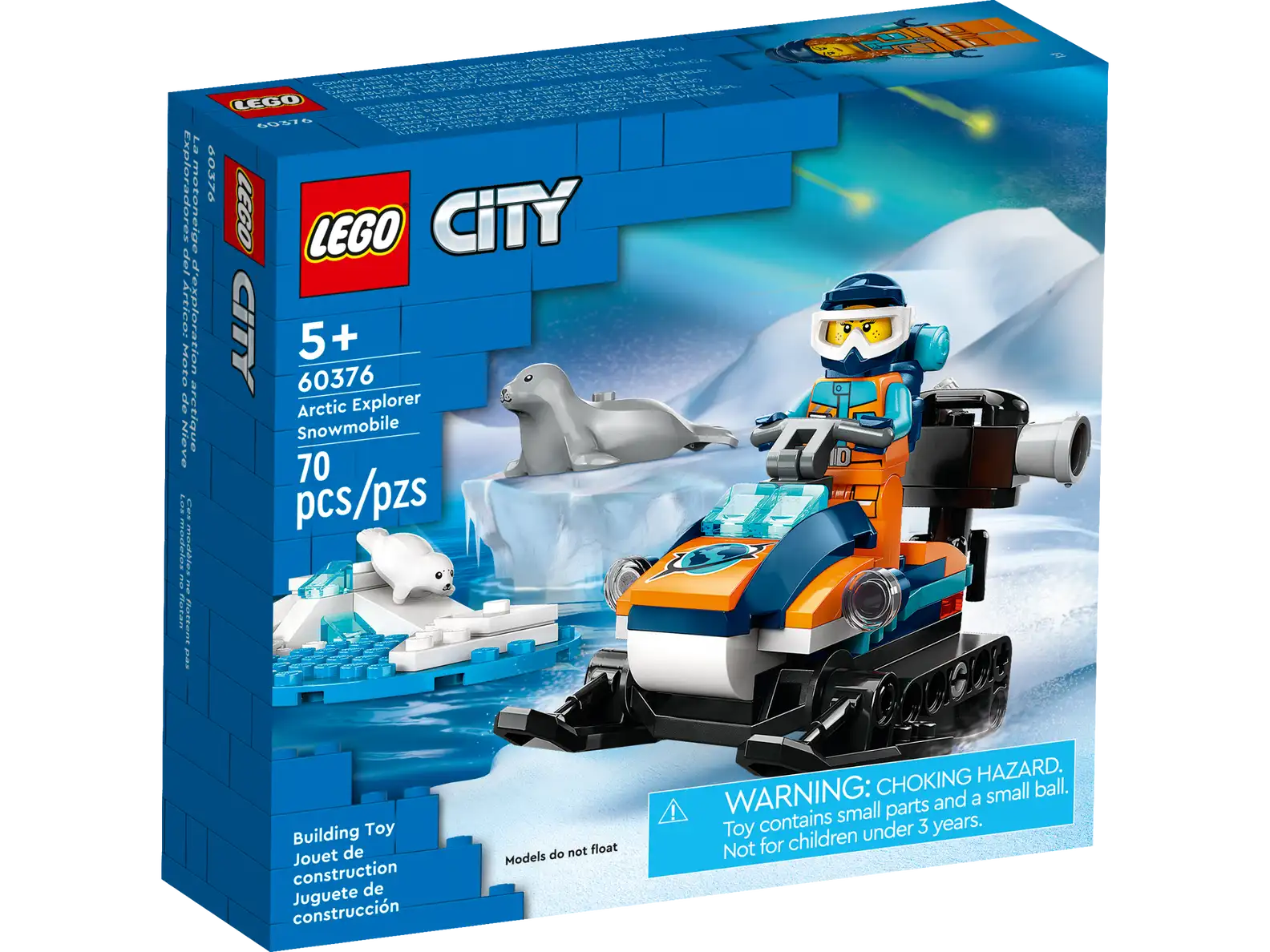 LEGO City 60376 Arctic Explorer Snowmobile