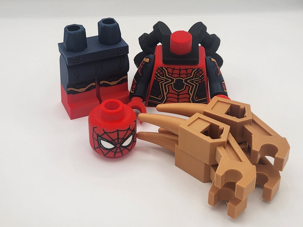 Metal Spider - Custom 3D Printed Megafig