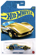 HWHDH54 CHASE!! Hot Wheels Pearl & Chrome Corvette Stingray