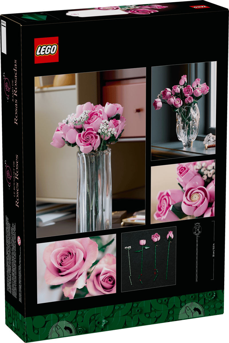 LEGO Botanicals 10374 Bouquet of Pink Roses