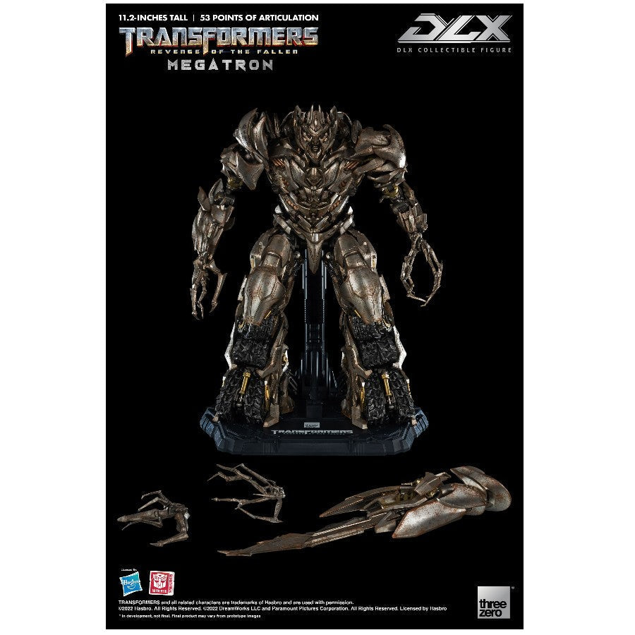 Transformers: Revenge of the Fallen – DLX Megatron Collectible Figure | threezero x Hasbro