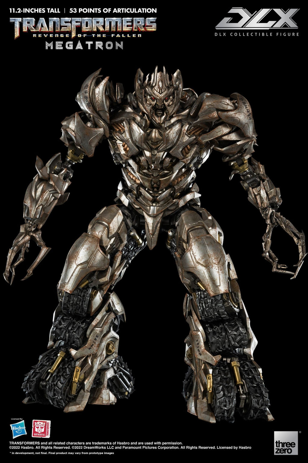 Transformers: Revenge of the Fallen – DLX Megatron Collectible Figure | threezero x Hasbro