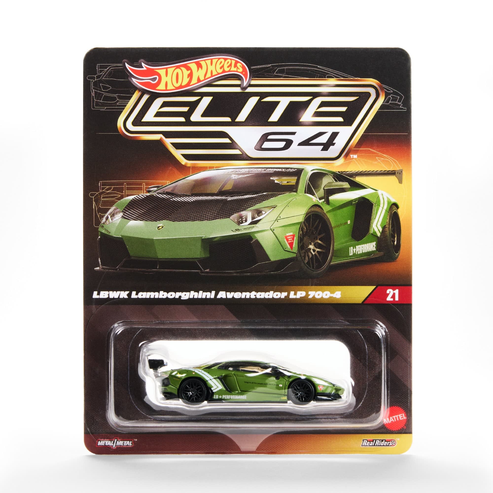 HWJNF04 Hot Wheels Elite 64 LBWK Lamborghini Aventador LP 700-4