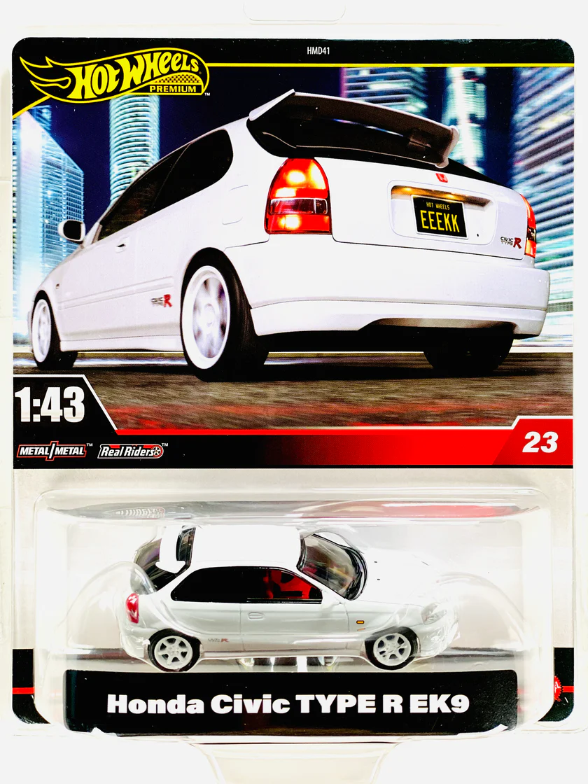 HWJCN65 Hot Wheels Premium 1:43 Honda Civic Type R EK9