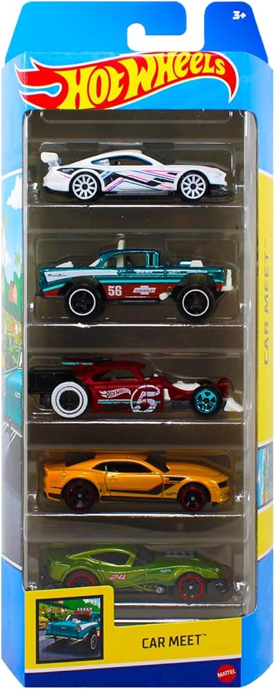 HW01806 Hot Wheels 5-Car Giftpack (1pc Assorted Styles)