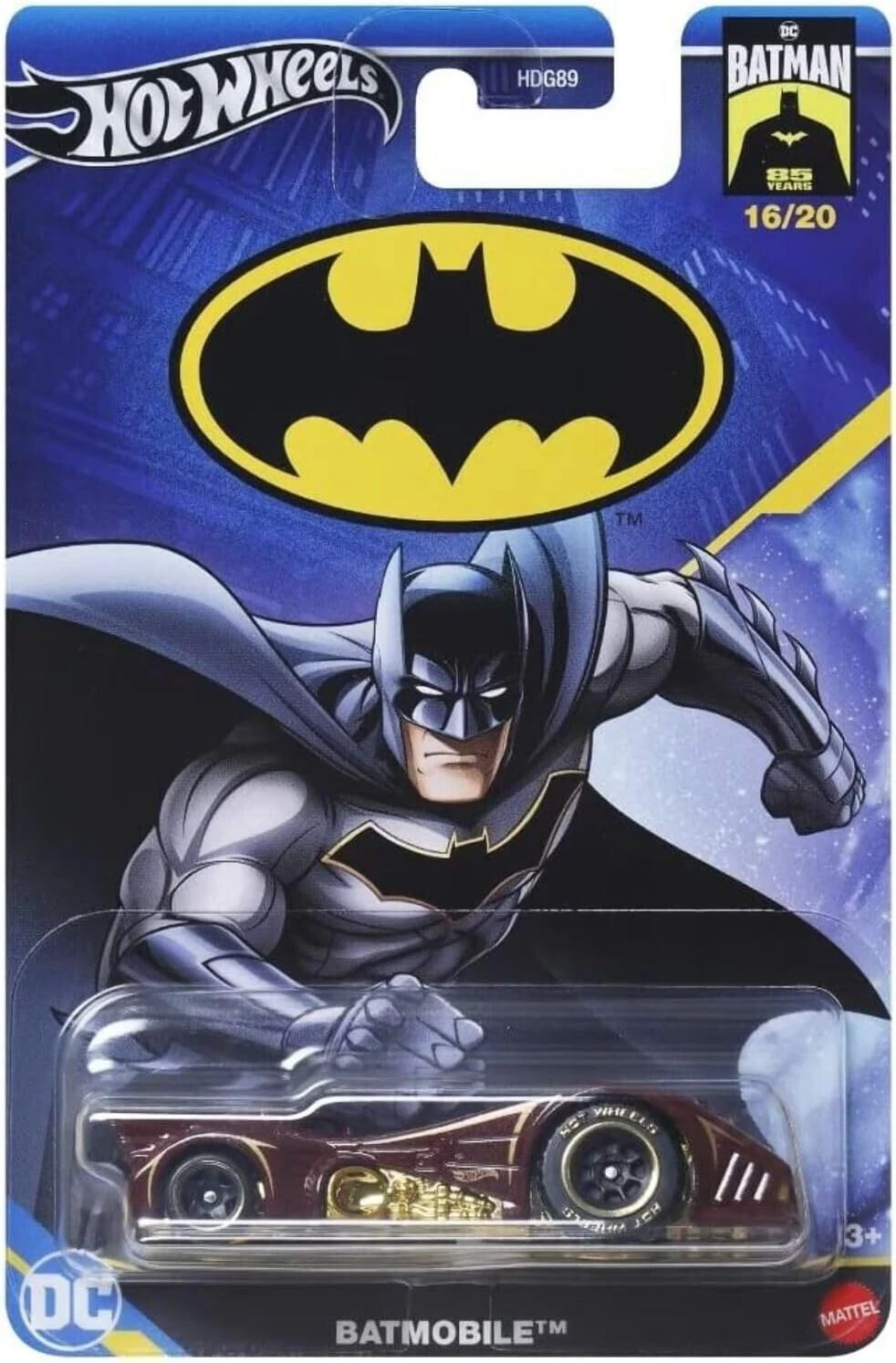 HWHRW31 Hot Wheels Silver Series Batman Batmobile 16/20